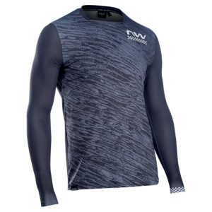 Northwave Bomb Long Sleeve Cycling Jersey - Black / Large