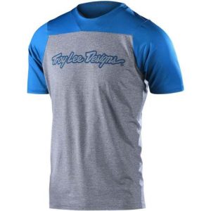 Troy Lee Design Skyline Short Sleeve Jersey - Slate / Blue / Small