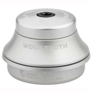 Wolf Tooth Premium External Cup Headset - Nickel / 1 1/8" / Upper / ZS44/28.6 - 15mm Stack