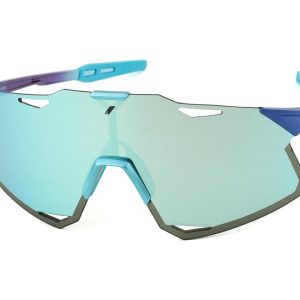 100% Hypercraft Sunglasses (Matte Metallic Into the Fade) (Blue Topaz Multilayer Mi... - 60000-00003