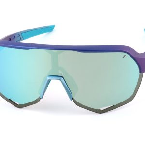 100% S2 Sunglasses (Matte Metallic Into the Fade) (Blue Topaz Multilayer Mirror Le... - 61003-228-01