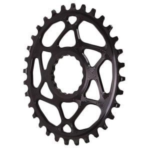 Absolute Black Direct Mount Race Face Cinch Oval Chainrings (Black) (Single) (3mm... - RFOVBOOST32BK