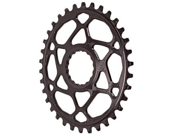 Absolute Black Direct Mount Race Face Cinch Oval Chainrings (Black) (Single) (3mm... - RFOVBOOST34BK