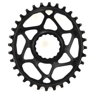 Absolute Black Direct Mount Race Face Cinch Oval Chainrings (Black) (Single) (6mm Offs... - RFOV32BK