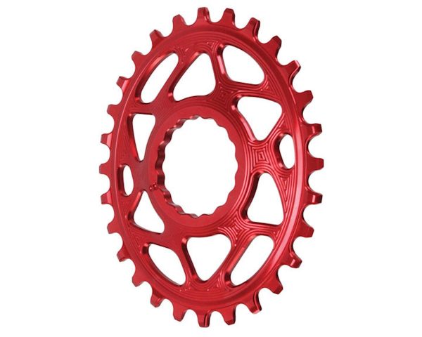 Absolute Black Direct Mount Race Face Cinch Oval Chainrings (Red) (Single) (3mm O... - RFOVBOOST28RD