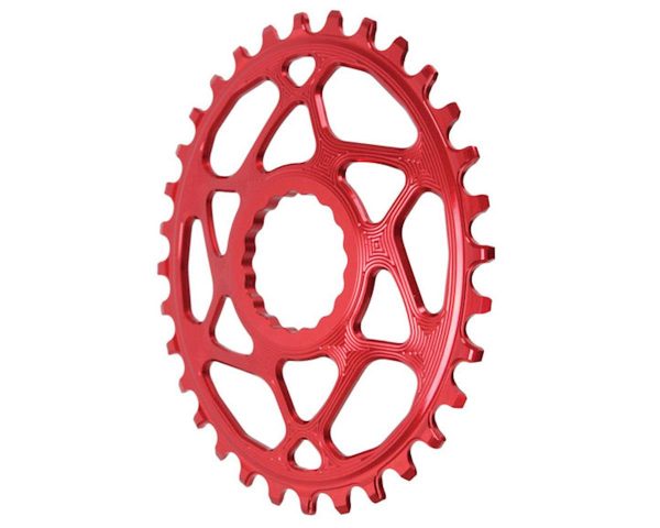Absolute Black Direct Mount Race Face Cinch Oval Chainrings (Red) (Single) (3mm O... - RFOVBOOST32RD
