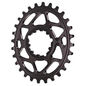 Absolute Black SRAM GXP Direct Mount Oval Chainrings (Black) (Single) (3mm Offset... - SROVBOOST28BK