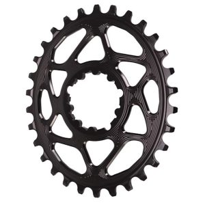 Absolute Black SRAM GXP Direct Mount Oval Chainrings (Black) (Single) (3mm Offset... - SROVBOOST30BK