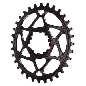Absolute Black SRAM GXP Direct Mount Oval Chainrings (Black) (Single) (3mm Offset... - SROVBOOST32BK