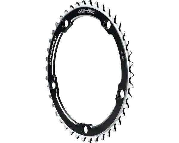 All-City 1/8" Track Chainring (Black) (Single Speed) (144mm BCD) (Singl... - SPR-7102_BCD144_42T_BLK