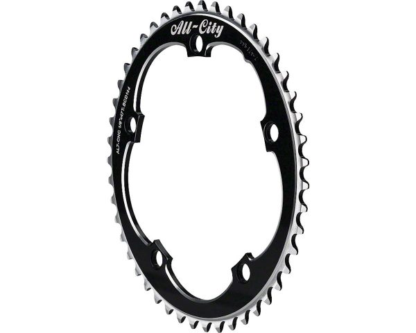 All-City 1/8" Track Chainring (Black) (Single Speed) (144mm BCD) (Singl... - SPR-7102_BCD144_47T_BLK