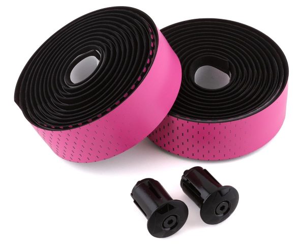 Ciclovation Advanced Leather Touch Handlebar Tape (Fusion Dot Black/Pink) - 3620.22318
