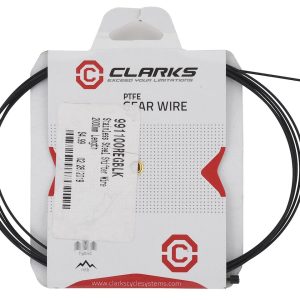 Clarks Teflon/PTFE Gear Shifter Cable (Black) (Shimano/SRAM) (Stainless) (1.1mm) (2275mm) - W8008