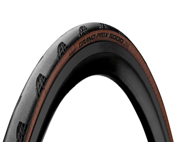 Continental Grand Prix 5000 Road Tire (Black/Transparent) (700c / 622 ISO) (25mm) (Fol... - C1025126