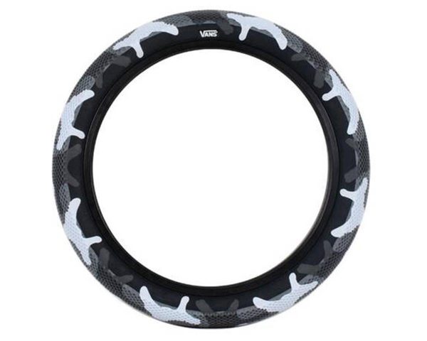 Cult Vans Tire (Grey Camo/Black) (16" / 305 ISO) (2.3") (Wire) - 05-TIRE16-CV2.30-GCAMO