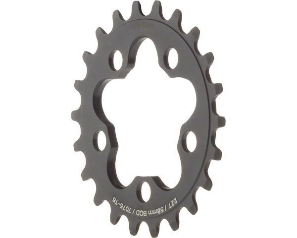 Dimension Single Speed Chainrings (Black) (3/32") (Single) (58mm BCD) (22T) - CR0414