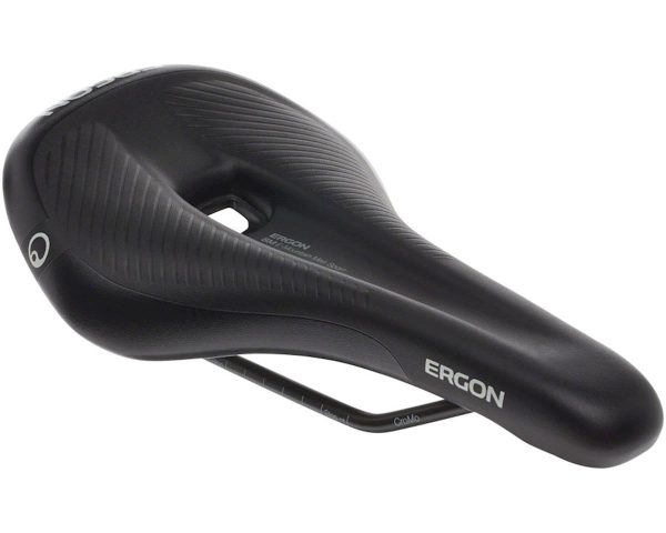 Ergon SM E-Mountain Sport Men's Saddle (Black) (Chromoly Rails) (M/L) (155mm) (E-Bike) - 44011016