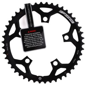 FSA Pro Road Chainrings (Black/Silver) (2 x 10/11 Speed) (Outer) (110mm BCD) (46T) - 371-0246D