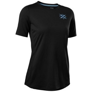 Fox Racing Women's Ranger Drirelease Calibrated Short Sleeve Jersey (Black) (L) - 28962-001L