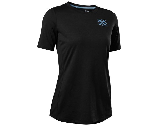 Fox Racing Women's Ranger Drirelease Calibrated Short Sleeve Jersey (Black) (S) - 28962-001S