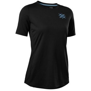 Fox Racing Women's Ranger Drirelease Calibrated Short Sleeve Jersey (Black) (XL) - 28962-001XL