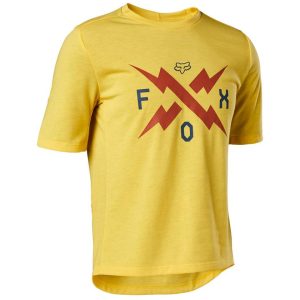 Fox Racing Youth Ranger DriRelease Short Sleeve Jersey (Pear Yellow) (Youth M) - 29290-471YM