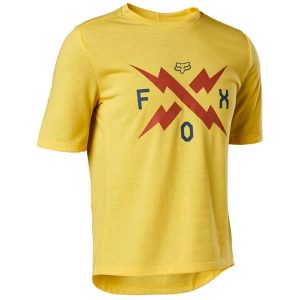 Fox Racing Youth Ranger DriRelease Short Sleeve Jersey (Pear Yellow) (Youth XL) - 29290-471YXL