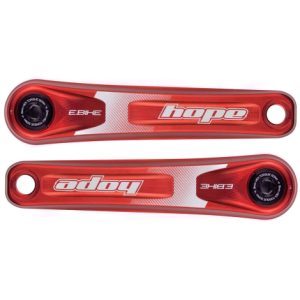 Hope E-Bike Cranks - Red / 165mm