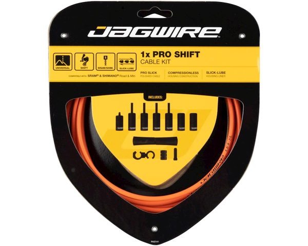 Jagwire 1x Pro Shift Kit (Orange) (Shimano/SRAM) (Mountain & Road) (1.1mm) (2800mm) (Cab... - PCK556