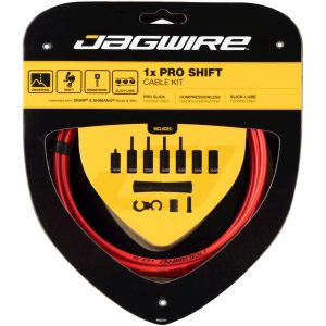 Jagwire 1x Pro Shift Kit (Red) (Shimano/SRAM) (Mountain & Road) (1.1mm) (2800mm) (Cable ... - PCK554