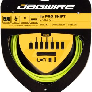 Jagwire 1x Pro Shift Kit Road/Mountain SRAM/Shimano, Organic Green