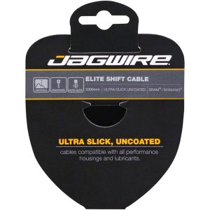 Jagwire Elite Ultra-Slick Derailleur Cable (Shimano/SRAM) (Stainless) (1.1mm) (2300mm)... - 73EL2300