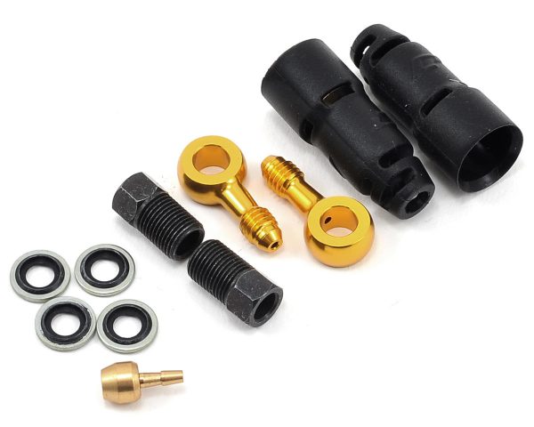 Jagwire Pro Disc Brake Hydraulic Hose Quick-Fit Adapters (Hayes Prime & Stroker) - HFA601