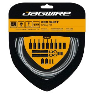 Jagwire Pro Shift Kit (Ice Grey) (Shimano/SRAM) (1.1mm) (2300/2800mm) (Cables & Housing) - PCK501