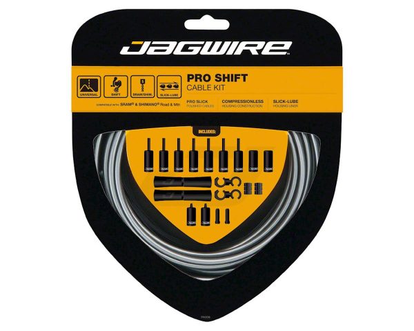 Jagwire Pro Shift Kit (Ice Grey) (Shimano/SRAM) (1.1mm) (2300/2800mm) (Cables & Housing) - PCK501