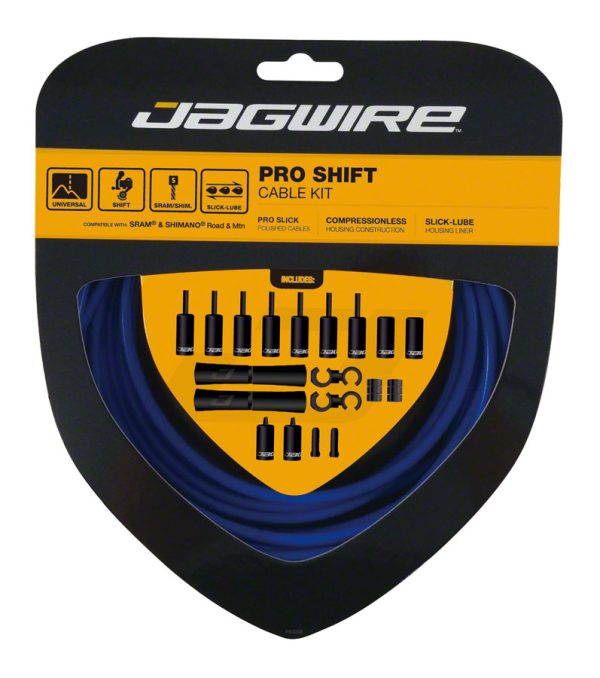 Jagwire Pro Shift Kit Road/Mountain SRAM/Shimano, SID Blue