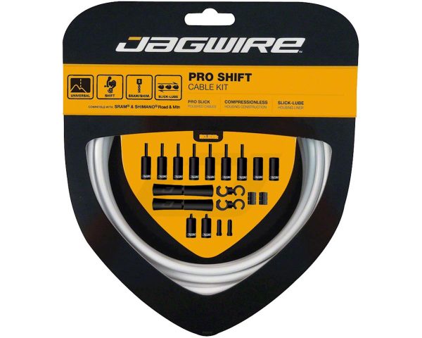 Jagwire Pro Shift Kit (White) (Shimano/SRAM) (1.1mm) (2300/2800mm) - PCK503