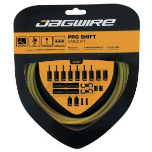 Jagwire Pro Shift Kit (Yellow) (Shimano/SRAM) (1.1mm) (2300/2800mm) - PCK507