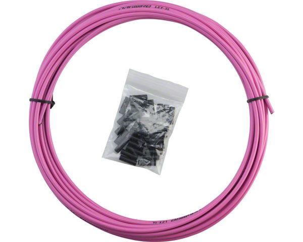 Jagwire Sport Derailleur Cable Housing (Pink) (4mm) (10 Meters) (w/ Slick-Lube Liner) - ZHB814