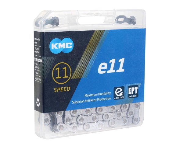 KMC e11 EPT 11 Chain (Silver) (11 Speed) (126 Links) - CN11177