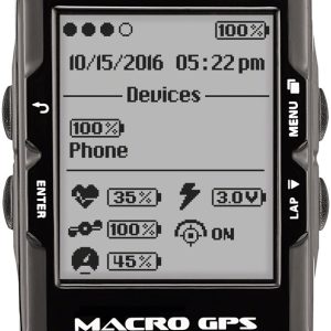 Lezyne Macro GPS Cycling Computer: Black