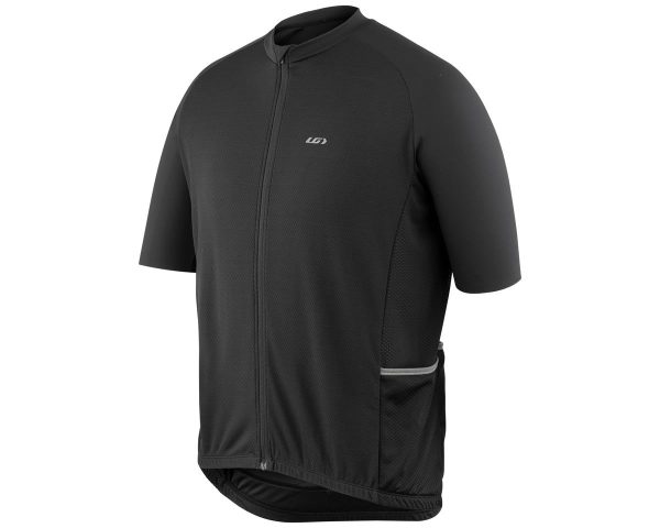 Louis Garneau Connection 4 Short Sleeve Jersey (Black) (M) - 1042179-020-M