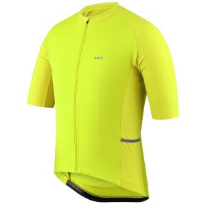 Louis Garneau Lemmon 4 Short Sleeve Jersey (Bright Yellow) (L) - 1042177-023-L