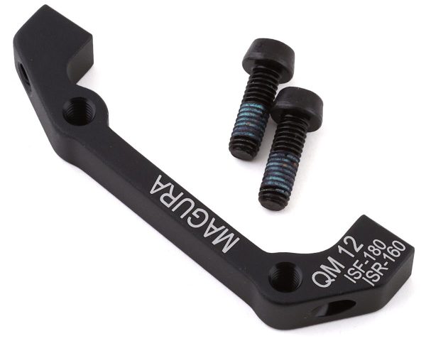Magura Disc Brake Adapters (Black) (QM12) (IS Mount) (180mm Front, 160mm Rear) - 0_722_426
