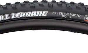 Maxxis All Terrane 700x33mm Tire 120tpi Dual Compound EXO Casing Tubeless