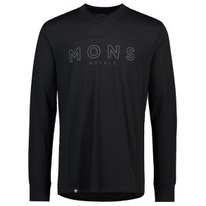 Mons Royale Men's Redwood Enduro VLS Long Sleeve Jersey (Black) (XL) - 100143-1146-001-XL