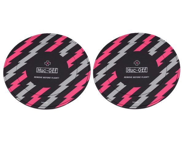 Muc-Off Disc Brake Covers (Black/Pink) - 189