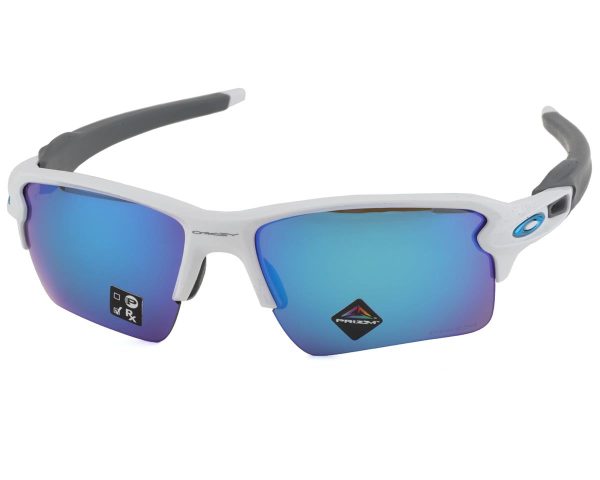 Oakley Flak 2.0 XL Sunglasses (Polished White) (Prizm Sapphire Iridium Lens) - OO9188-9459