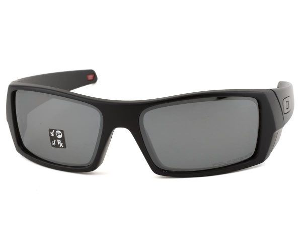 Oakley Gascan Sunglasses (Matte Black) (Black Iridium Polarized Lens) - 12-856