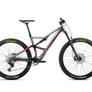 Orbea Occam H30 Full Suspension Mountain Bike (Anthracite Glitter/Candy Red) (M) (2022... - M25017LM